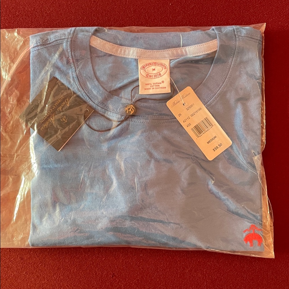 Brooks Brothers Supima Cotton Jersey T-shirt Medium NWT